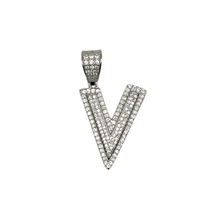 VVS Moissanite Initial Letter Pendant - Silver 925