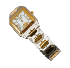 Sehgal Marbleous Watch - Dubai Blue - Two-Tone Gold Plated