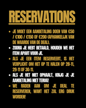 Black Friday Reservations!