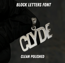 Silver 925 Custom Name / Initials Pendant