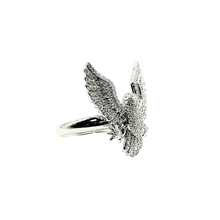 VVS Moissanite Eagle Ring - Silver 925