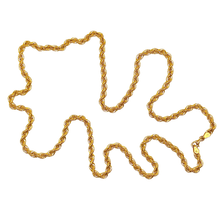 Diamond Dust Rope Chain – 14K Gold – 70cm / 4mm