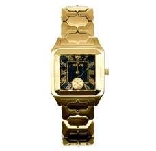 Sehgal Marbleous Watch - Black Marble - Rose Gold Plated