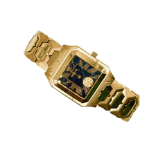 Sehgal Marbleous Watch - Black Marble - Rose Gold Plated