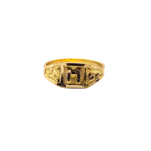 Initial M Baby Ring 14K Gold