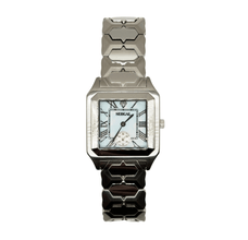 Sehgal Marbleous Watch - Dubai Blue - Whitegold Plated