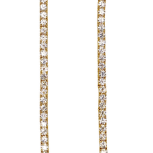 VVS Moissanite Tennis Chain – 4mm – Silver 925 (Gold Plated)