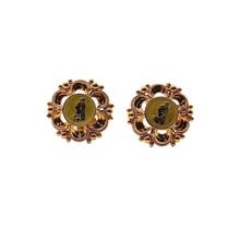 Sovereign Studs Earrings 22K Gold