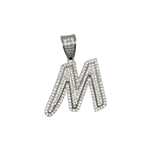 VVS Moissanite Initial Letter Pendant - Silver 925
