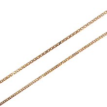 Deluxe Cuban Chain with Angel Pendant – 14K Gold – 45cm / 2mm