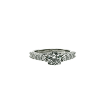 VVS Moissanite 0.80 Carat Solitaire Ring with Side Stones – Silver 925