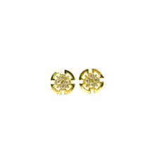 Royal Round Earrings – 14 Carat Gold