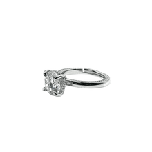 VVS Moissanite 5ct Big Solitaire Ring with Inner Side Stones – Silver 925