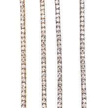 VVS Moissanite Tennis Chain – 4mm – Silver 925 (Gold Plated)