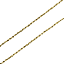 Rope Chain 60cm / 3mm - Gold Tone Rhodium-Plated