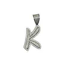 VVS Moissanite Initial Letter Pendant - Silver 925