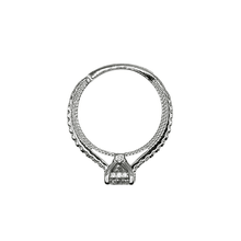 VVS Moissanite 1.25 Carat Solitaire Ring – Silver 925