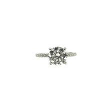 2ct VVS Moissanite Classic Solitaire Ring - Silver 925