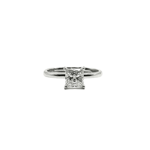 VVS Moissanite 1.50 Carat Square Solitaire Ring – Silver 925