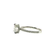 2ct VVS Moissanite Classic Solitaire Ring - Silver 925