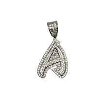 VVS Moissanite Initial Letter Pendant - Silver 925
