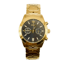 Sehgal Maharaja Watch - Gradient Pitch Black - Gold Plated