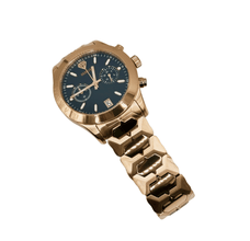 Sehgal Maharaja Watch - Gradient Pitch Black - Rose Gold Plated