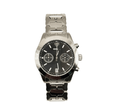 Sehgal Maharaja Watch - Gradient Pitch Black - White Gold Plated
