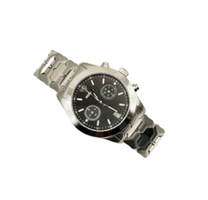 Sehgal Maharaja Watch - Gradient Pitch Black - White Gold Plated