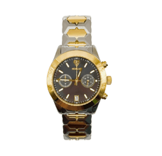 Sehgal Maharaja Watch - Gradient Pitch Black - Two-Tone Gold Plated