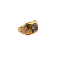 Diamond Cut Star Baby Ring 14K Gold