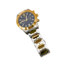Sehgal Maharaja Watch - Gradient Pitch Black - Two-Tone Gold Plated