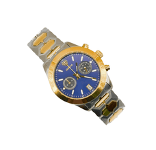 Sehgal Maharaja Watch - Gradient Blue - Two-Tone Gold Plated