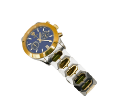 Sehgal Maharaja Watch - Gradient Blue - Two-Tone Gold Plated