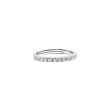 VVS Moissanite Single Layer Icy Ring (Stackable) – Silver 925