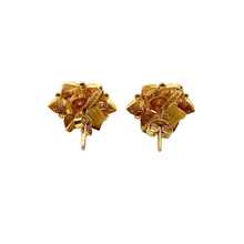 Floral Mandala Earrings 22K Gold