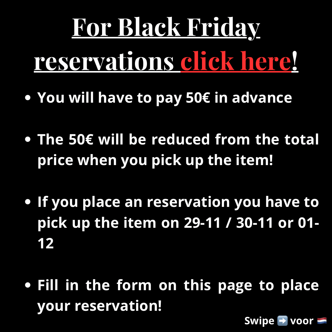 Product Reservation - Black Friday