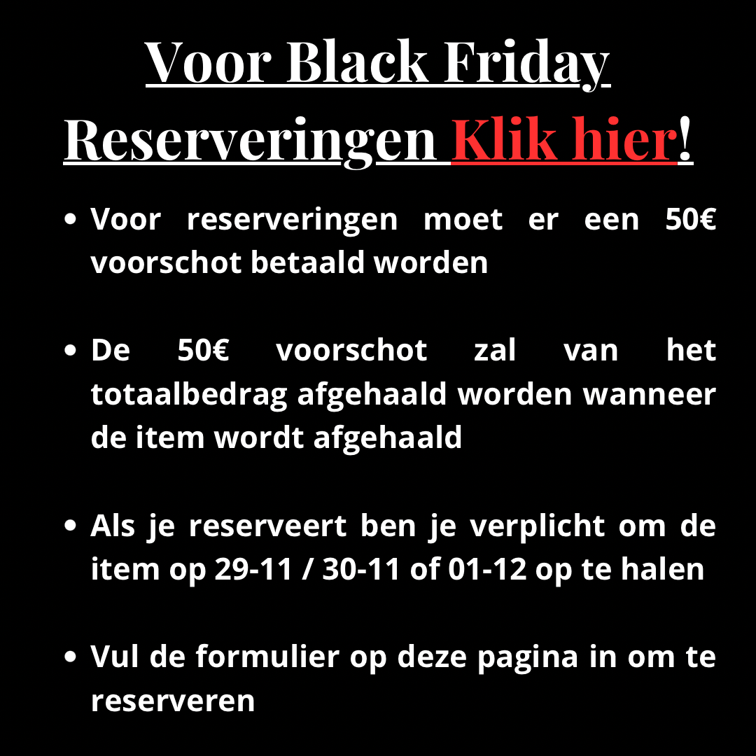 Product Reservation - Black Friday