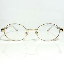 Ovoid Glasses - Gold Plated | Classy Transparant Shade | Diamond Cut Lens