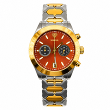 Sehgal Maharaja Watch - Gradient Chocolate Brown - Two-Tone Gold Plated
