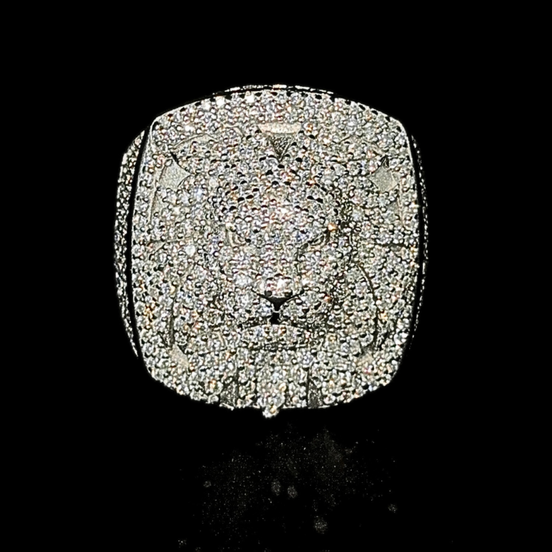 LION RING VVS MOISSANITE - SILVER 925