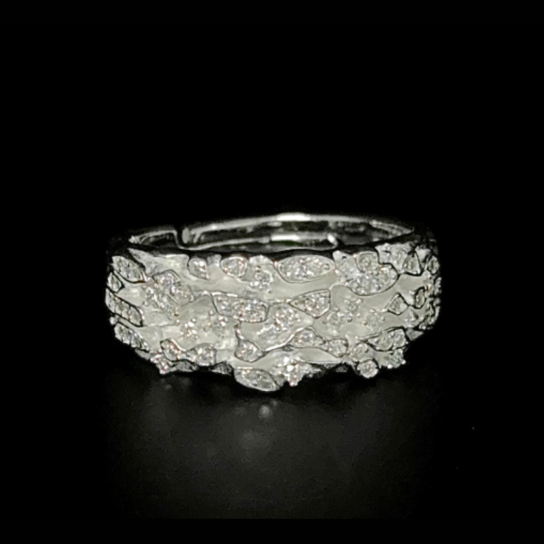 PIET PET RING VVS MOISSANITE - SILVER 925