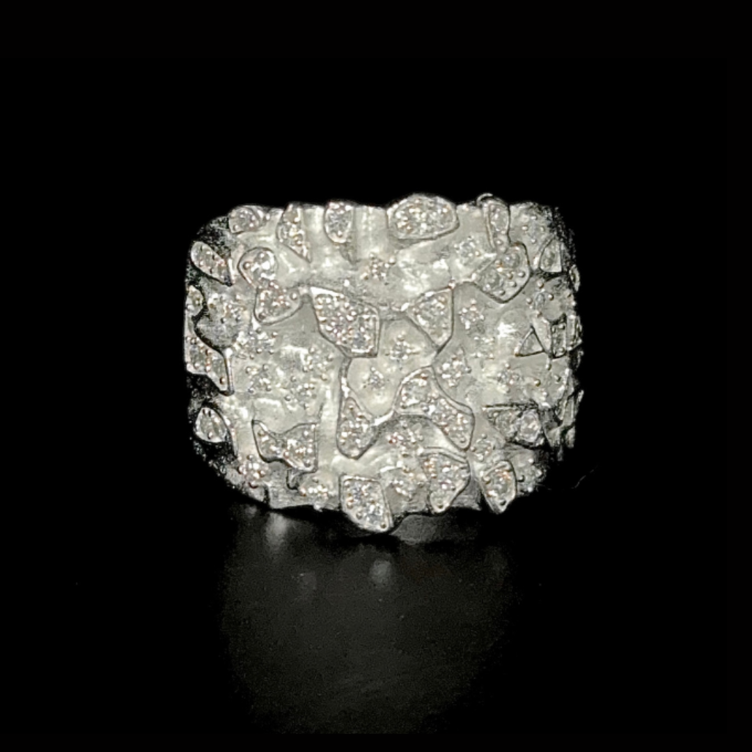 PIET PET RING VVS MOISSANITE - SILVER 925