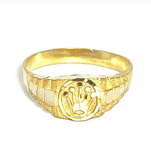 CROWN RING - 10K/14K/18K Solid Gold
