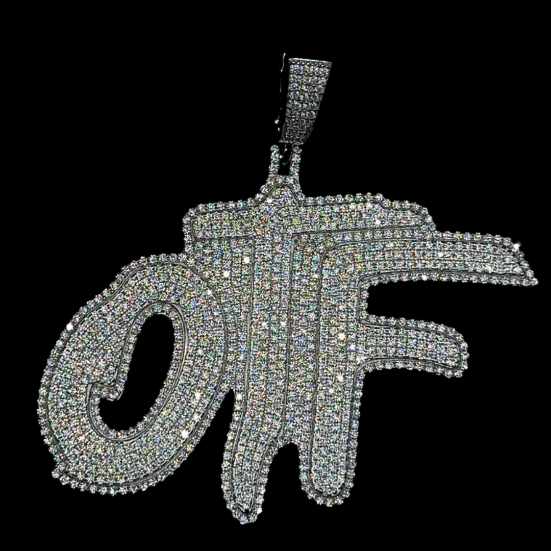 OTF PENDANT - SILVER 925 WITH VVS MOISSANITE