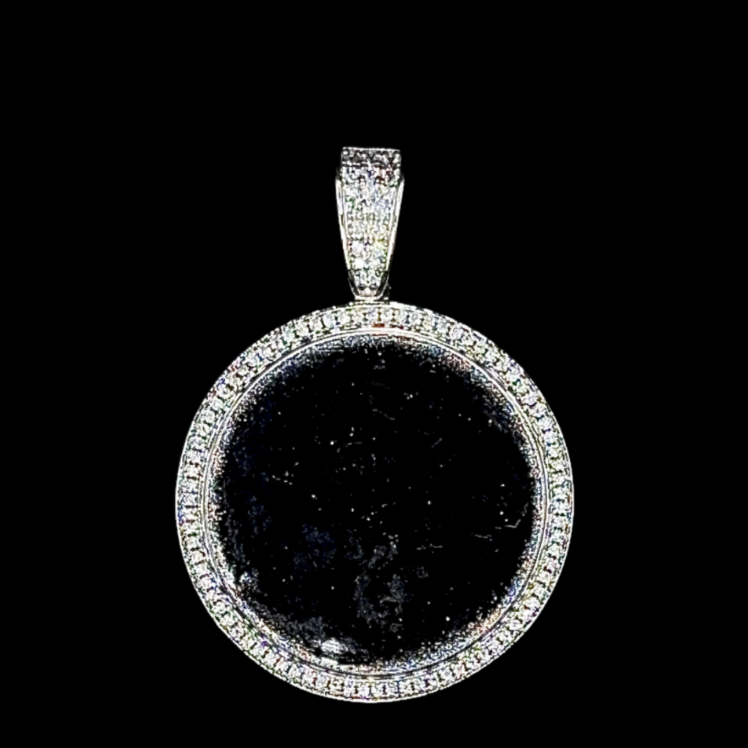 PHOTO PENDANT - SILVER 925 WITH VVS MOISSANITE