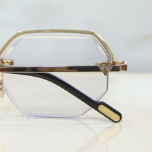 Elite Glasses - Gold plated | Polished Diamond Cuts | Classy Transparent