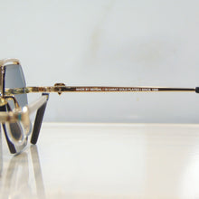 Elite Glasses - Gold plated | Polished Diamond Cuts | Blue to Beige