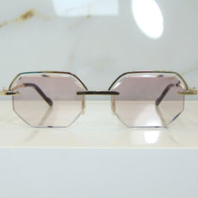 Elite Glasses - Gold plated | Polished Diamond Cuts | Lavish Pink