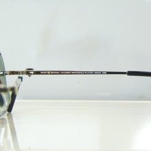 Elite Glasses - Whitegold plated | Polished Diamond Cuts | Emarald Green